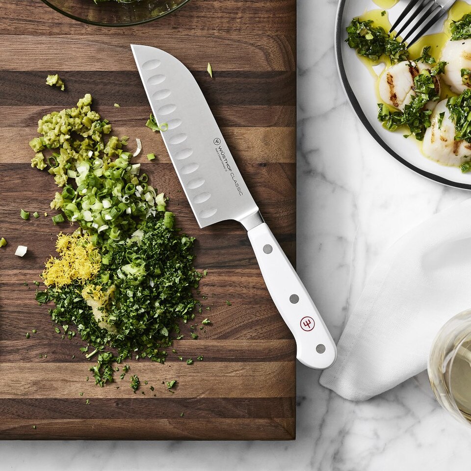 Wüsthof Classic 7" Santoku Knife, White Williams Sonoma Australia